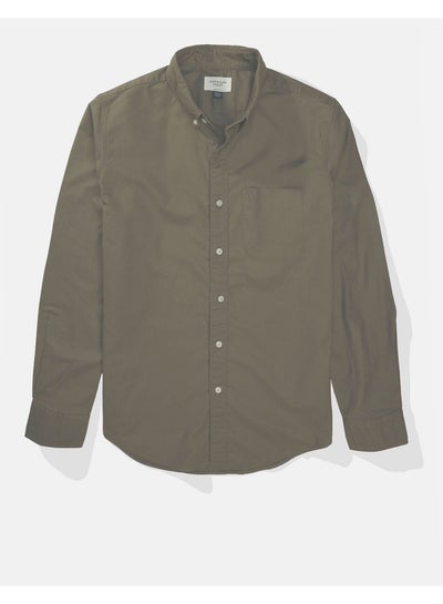 اشتري AE Slim Fit Flex Oxford Button-Up Shirt في مصر