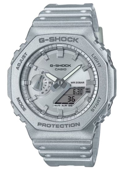 Buy GA-2100FF-8A G-SHOCK Forgotten Future Model Silver Wrist Watch Men in Saudi Arabia