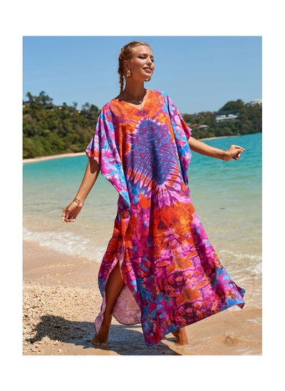 Buy Beach Printed Robe Sunscreen Cover in UAE