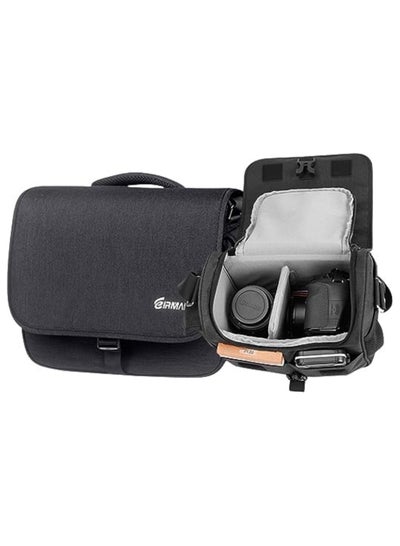 Buy EMB-SS06L Model Eirmai handbag for cameras and photography equipment accommodates 1 camera, 5 lenses, and other accessories. Side pockets for additional items. Made of nylon in gray. in Egypt
