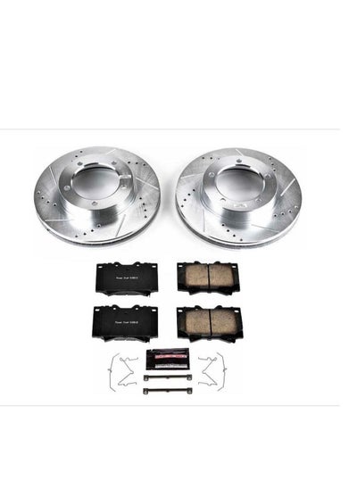 Buy POWERSTOP front Brake Kit, Carbon Fiber Ceramic  Toyota Land Cruiser -Lexus Lx470 1998-2007 in UAE