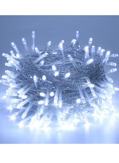 Buy Cool White LED String Lights White Wire Plug-in 50mtr 500 LEDs String Home Decorative LED Strip for Home Parties EID Ramadan Diwali and Wedding Parties Decoration Box Button Control ON OFF in UAE