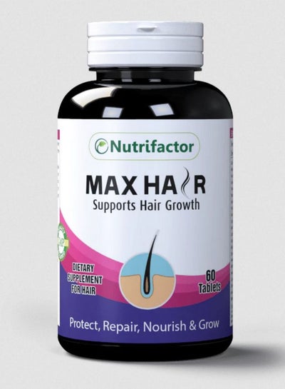 Max Hair - Supports Hair Growth, Protect, Repair & Nourish (60 Tablets ...