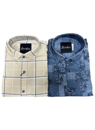 Buy Men’s Shirt 2 Piece Combo Set Regular Fit in UAE