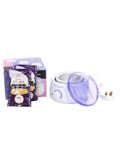 Buy Wax Machine White With Two Bags Of Wax Honey in UAE