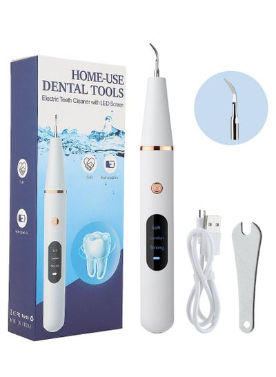 Buy Household Teeth Cleaning Kit with 3 Working Modes and 2 Replaceable Clean Heads in Saudi Arabia