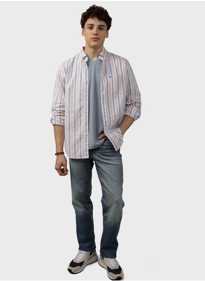 اشتري Striped Regular Fit Shirt في السعودية