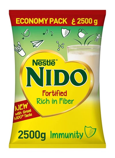 Buy Nestle Nido Fortified Milk Powder Rich in Fiber Economy Pack 2500g in UAE