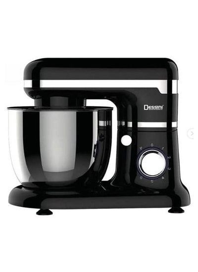 Buy DESSINI Stand Mixer 1000W 5L 5 l 1000 W SM-9090 Silver/Black in UAE