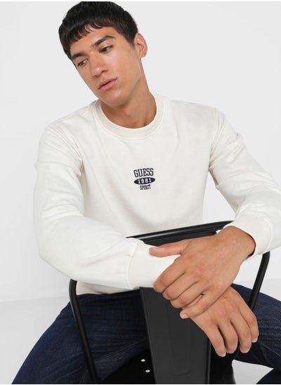 Buy Logo Crew Neck Sweatshirt in UAE