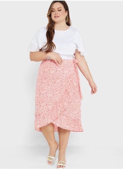 Buy Knitted Wrap Skirt in UAE