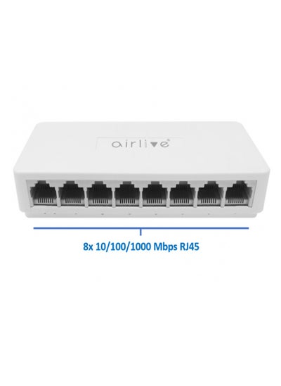 Buy plug-and-play unmanaged Fast Ethernet switch , Live-8GT switch is equipped with 8 x 10/100/1000Mbps in Egypt