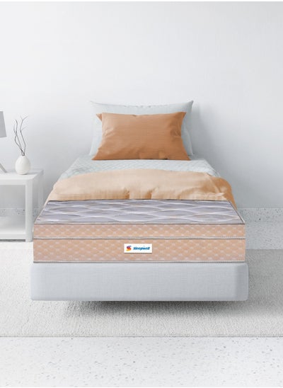 Buy Sleepwell Spring Fresh Classic | 3 Zone Profiled Resitec Foam | Single Bed Size | Pocket Spring | Neem Fresche Technology | Anti Sag Mattress (200L x 90W x 25H cm) in UAE