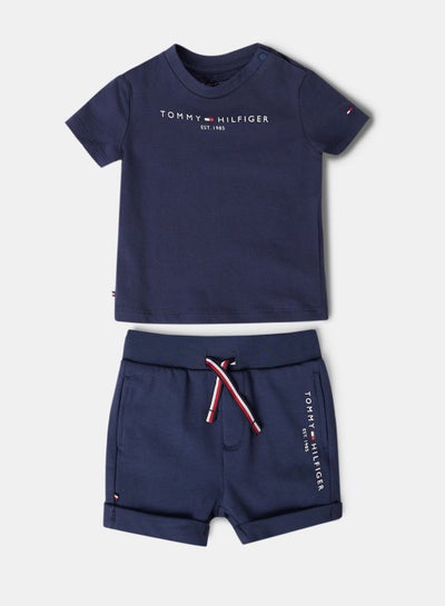 Buy Baby Boys Logo Shorts Set in UAE
