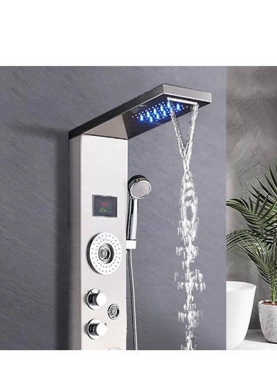 Buy Shower Panel Digital Screen Walid - Silver in Egypt