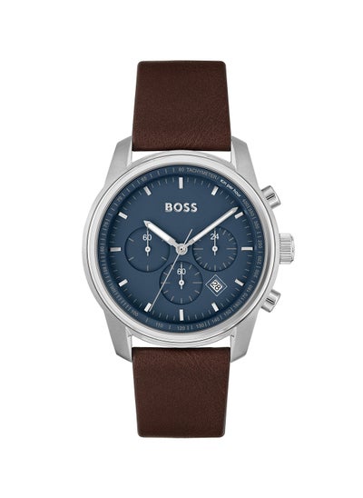 Buy Leather Chronograph Wrist Watch 1514002 in UAE