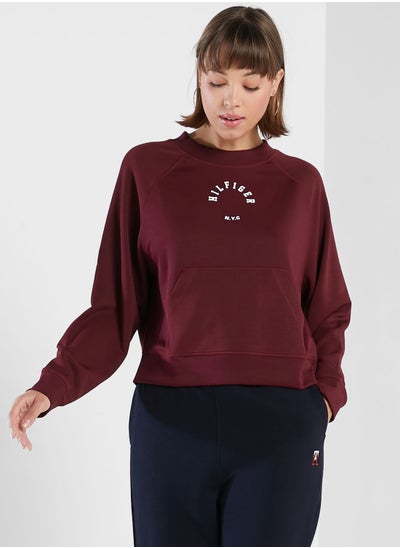 Buy Relaxed Sueded Sweatshirt in Saudi Arabia