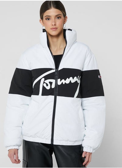 Buy Pocket Detail Logo Jacket in UAE