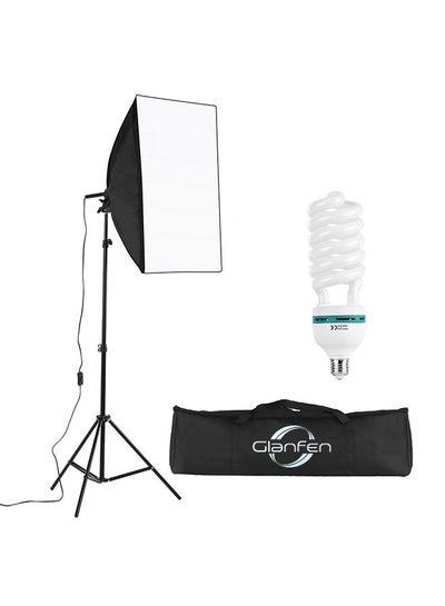 اشتري Photography Soft Box Lighting Kit with 135W Bulbs, Soft Box and Handbag في السعودية