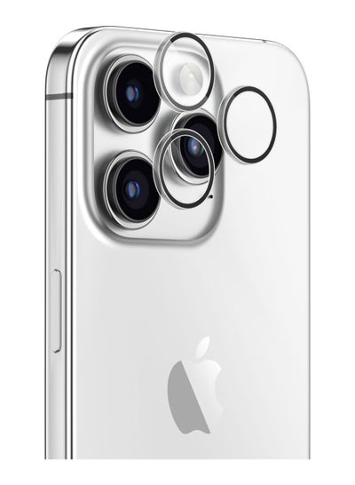 اشتري واقي عدسة الكاميرا من Oncover لهاتف iPhone 15 Pro وiPhone 15 Pro MAX من الزجاج المقوى الفائق لعدسة AR - شفاف في الامارات