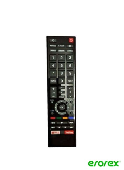 Buy Toshiba Netflix TV Remote Control Black in Saudi Arabia