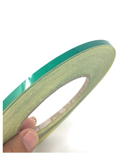 Buy Self adhesive reflective phosphor tape-for public decorations, party decorations, ceramics, home and also bicycles cars - 50m width 0.5 cm - - green color - from Rana store in Egypt