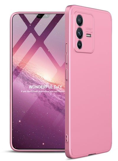 Buy Compatible With Vivo V23 5G GKK 360 Degree Protection Cover (Rose Gold) in Egypt