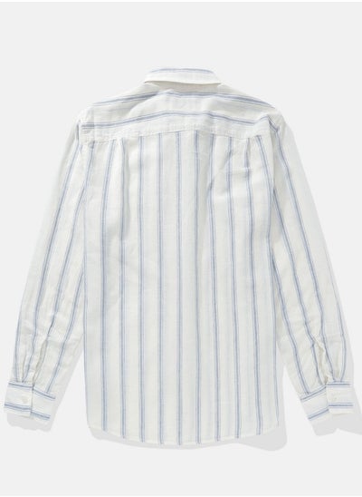 Buy AE Linen Button-Up Shirt in UAE