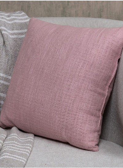 Buy Lana Filled Cushion, Old Pink – 40x40 cm in UAE