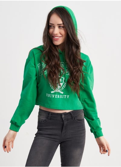 Buy Hailys Women's Sweatshirt , Green in UAE