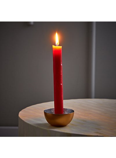 اشتري Blush Metal Candle Holder 7.5 x 3.5 x 7.5 cm في الامارات