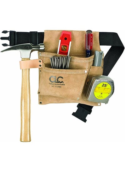 Buy Custom Leathercraft IP489X Suede Tool Bag & Poly Web Belt, 3 Pocket in UAE