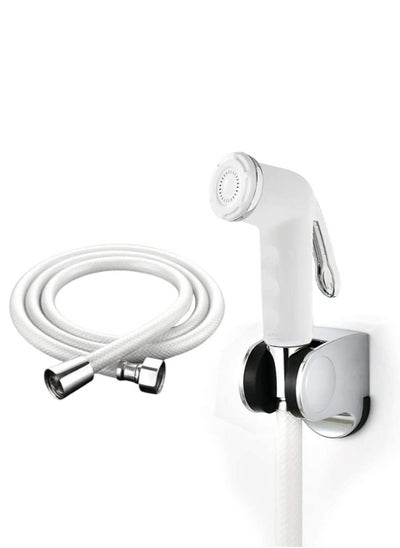 اشتري Shattaf for Toilet, Handheld Bidet Sprayer for Toilet, Muslim Shower Set (1.5 Meter Pipe) في الامارات