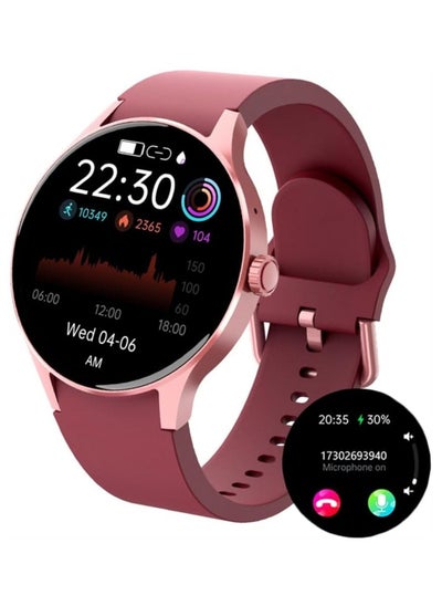 Buy Smart Watches for Women Men (Answer/Make Calls),1.43" Round Fitness Tracker, Smartwatch with Heart Rate Monitor Sleep, IP68 Waterproof,Blood Oxygen/Glucose/Blood Pressure in UAE