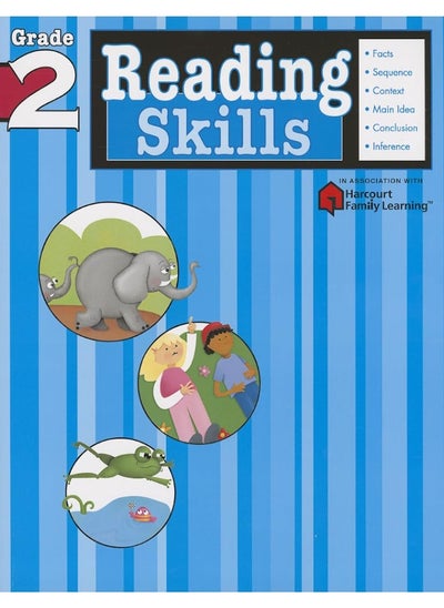 اشتري Reading Skills: Grade 2 (Flash Kids Harcourt Family Learning) في الامارات