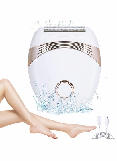 اشتري Electric Hair Remover, Bikini Trimmer for Women, Wet and Dry, Rechargeable Lady Shaver في الامارات