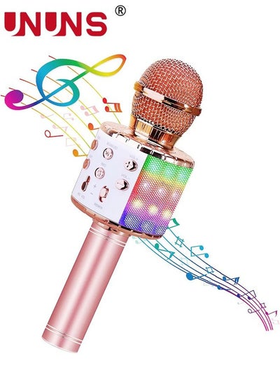 اشتري Wireless Bluetooth Microphone,Portable Handheld Mic Speaker For All Smartphones,Gifts For Girls Kids Adults All Age في الامارات