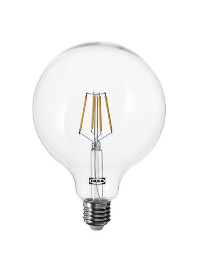 Buy Led Bulb E27 470 Lumen Dimmable Globe Clear Glass 125 Mm in Saudi Arabia