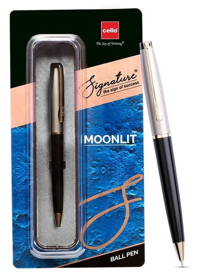 اشتري Signature Moonlit Premium Metal Ball Pen Blue Ink في الامارات