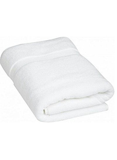 Buy Pakistani Cotton Textured Bath Towel - 80x160 cm in UAE