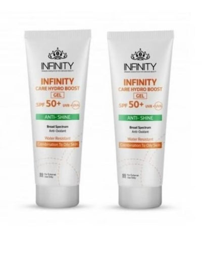 Buy Infinity Care gel SPF50+ For combination to oily skin - 60 Ml 1+1 in Egypt