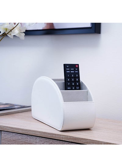 Buy Aydin Remote Control Holder 30X10X15cm-Off White in UAE