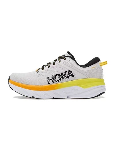 Buy Bondi 7 Outdoor Running Shoes Gray/Yellow For Men/Women in UAE