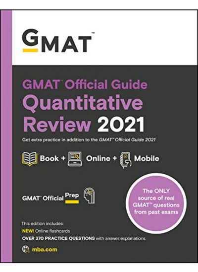 Buy GMAT Official Guide Quantitative Review 2021: Book + Online Question Bank in UAE