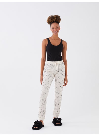 Buy Elastic Waist Patterned Women's Jogger Pajama Bottoms in Egypt