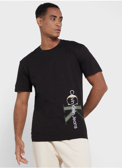 Buy Mono Logo Crew Neck T-Shirt in Saudi Arabia