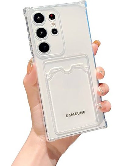 Buy Samsung S23 Ultra Wallet Cover Transperent Case in Egypt