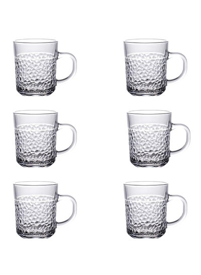 Buy Set Of 6, Tea And Coffe Cup, 280ml, Glasses Tea Cup in Egypt