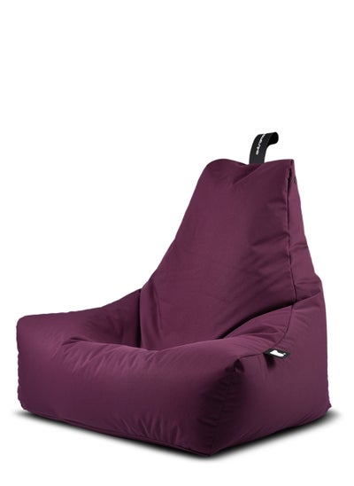 Buy Chair | Bean Bag Polyester - Purple in Saudi Arabia