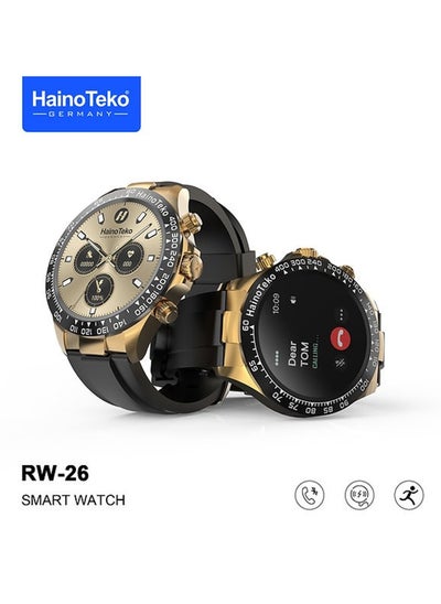 Buy Haino Teko Germany RW 26 Round Smart Watch With Stylish King Bracelet And wireless Charger For Mens in UAE